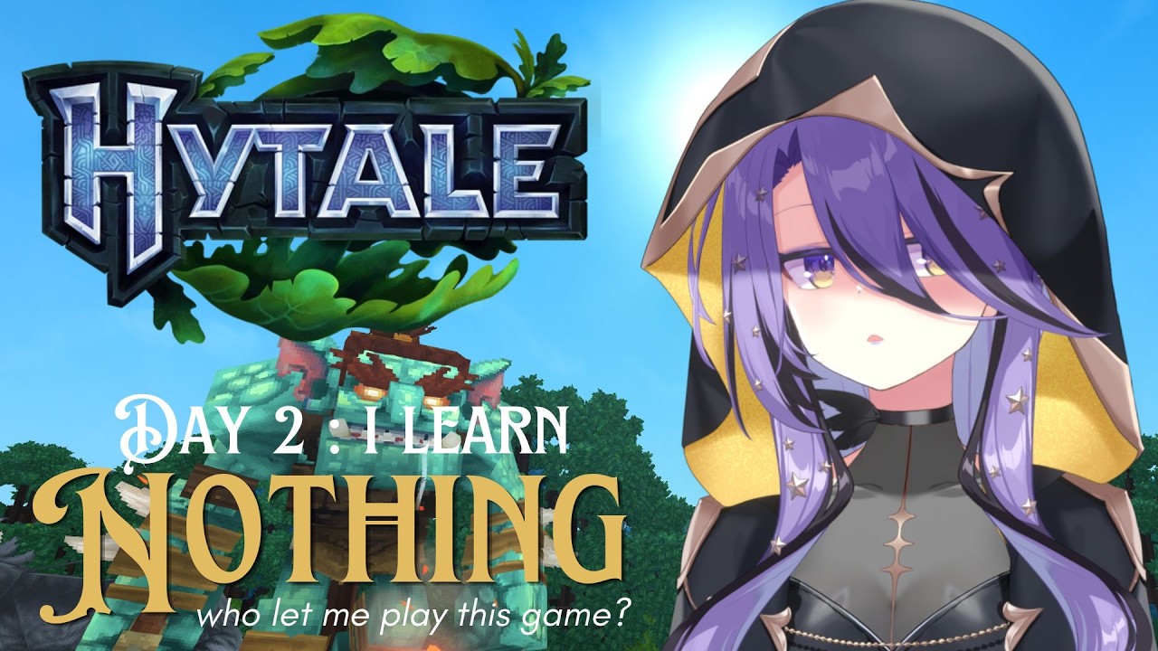 【Hytale】maybe learning... a little bit?【hololive | moona】