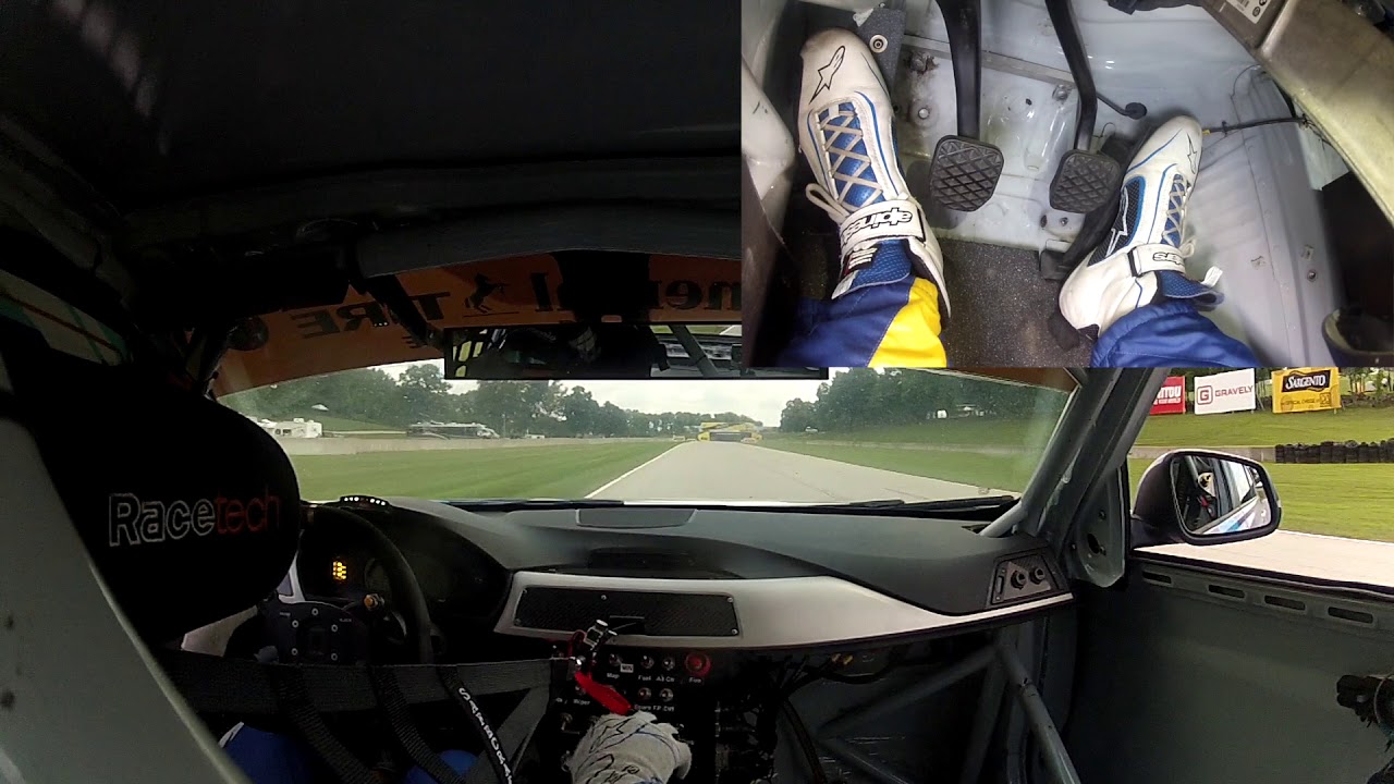 Nick Galante Road America Manual Heel Toe Footwork Foot Cam