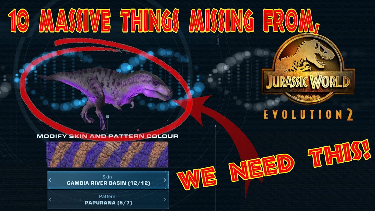 10 MASSIVE Things MISSING from Jurassic World Evolution 2!