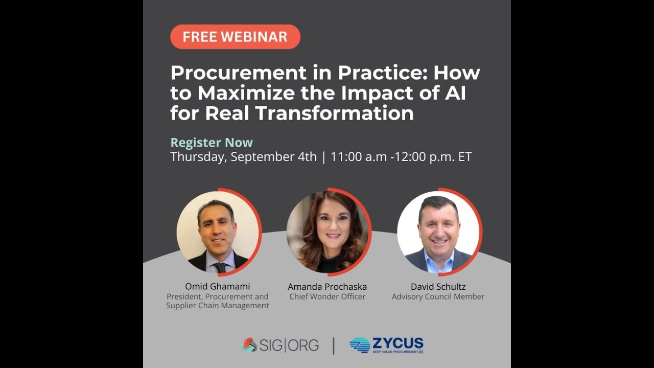 Procurement in Practice: How to Maximize the Impact of AI for Real Transformation