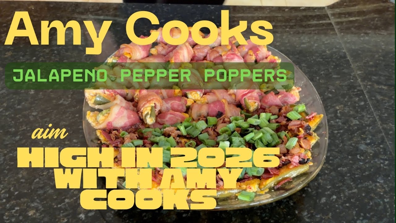 Jalapeño Pepper Poppers | Easy Bacon-Wrapped Appetizer | Amy Cooks