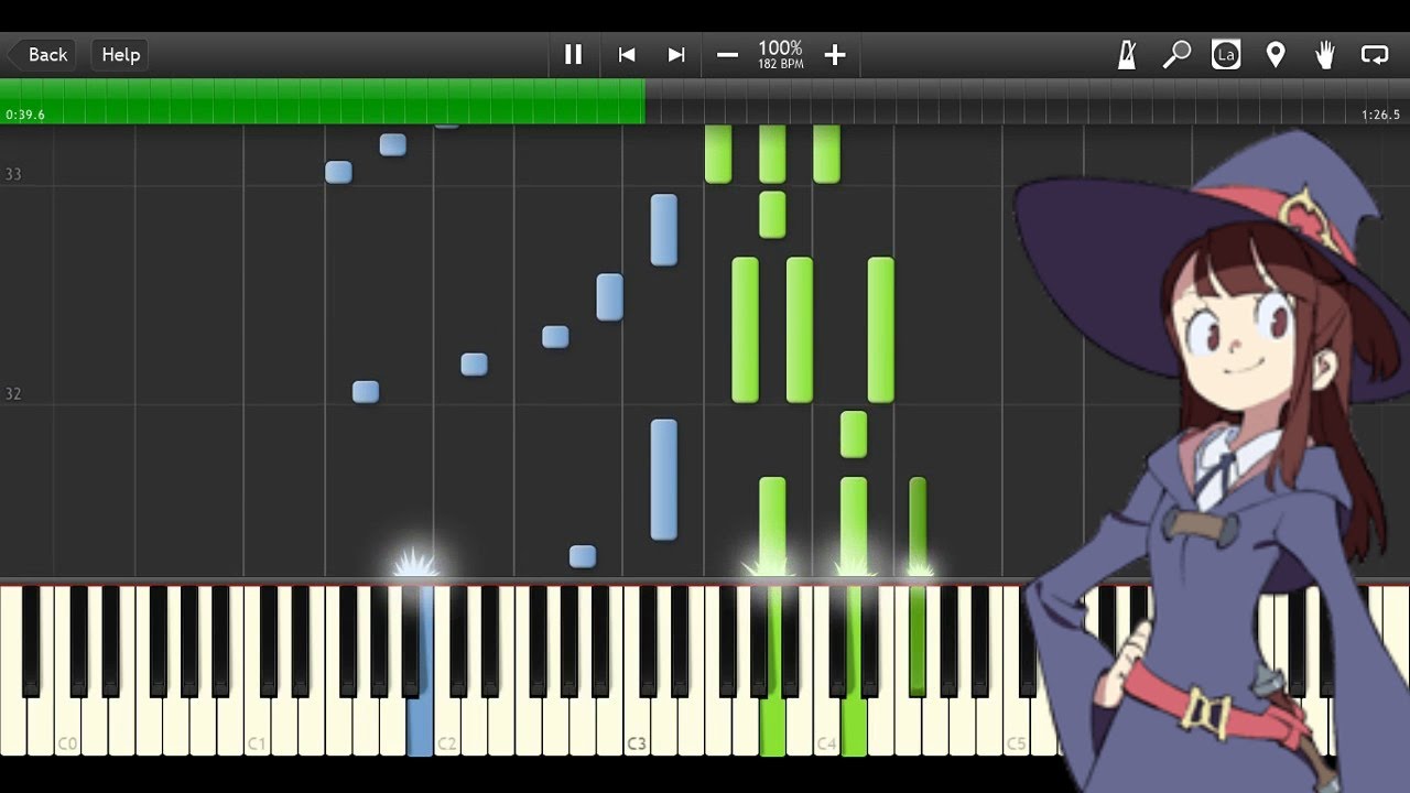 Piano - Shiny Ray (Little Witch Academia OP/リトルウィッチアカデミア OP)
