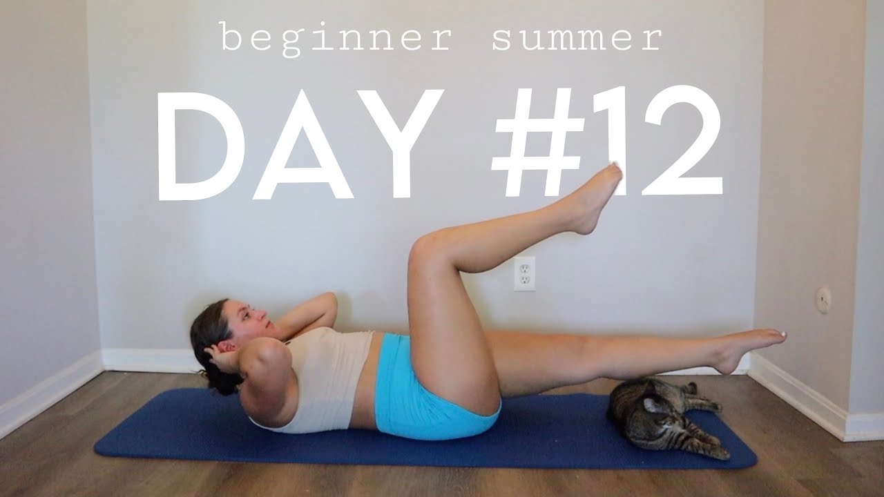 Day #12 Beginner Summer 30 Day Workout Challenge - Abs 11 Mins At Home No Equipment