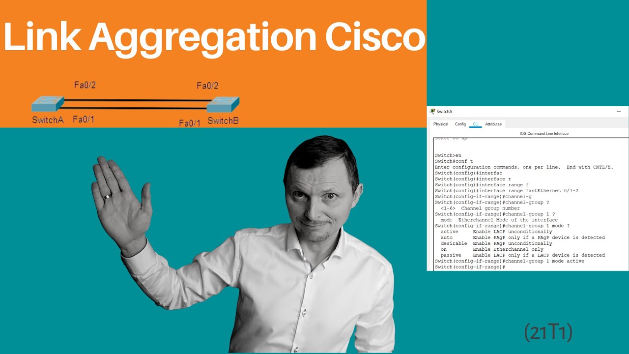 21T1 Cisco Połączenie Zagregowane LACP