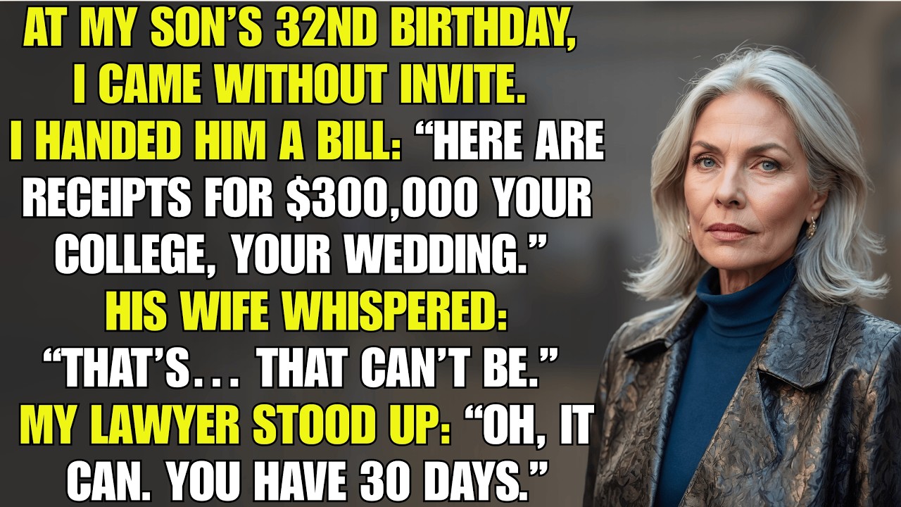 At My Son's 32nd Birthday, I Gifted Him A Bill: '$300,000 For All The Gifts We Ever Gave You.'