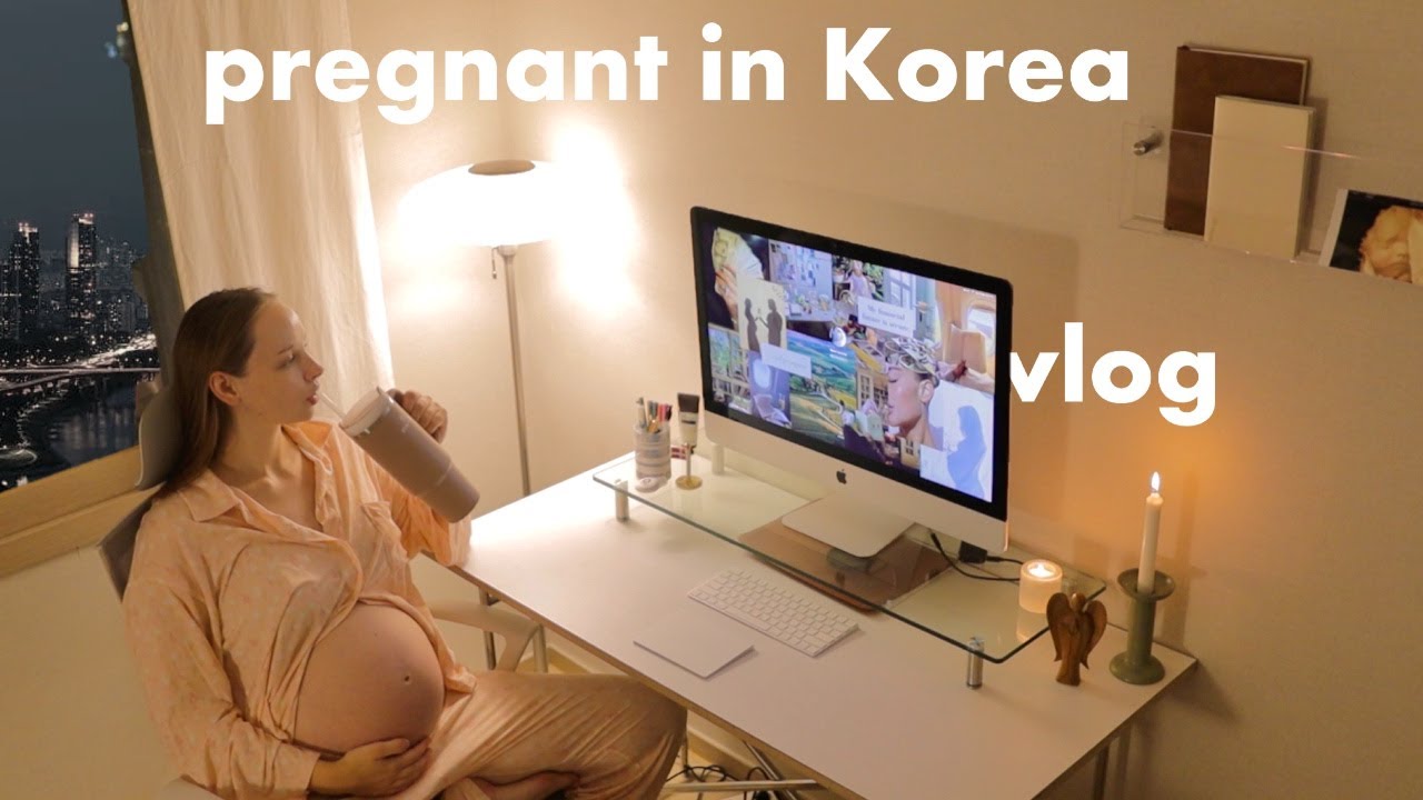 nest with me 🤰🏻 redoing our Korean apartment at 30 weeks pregnant! home office makeover