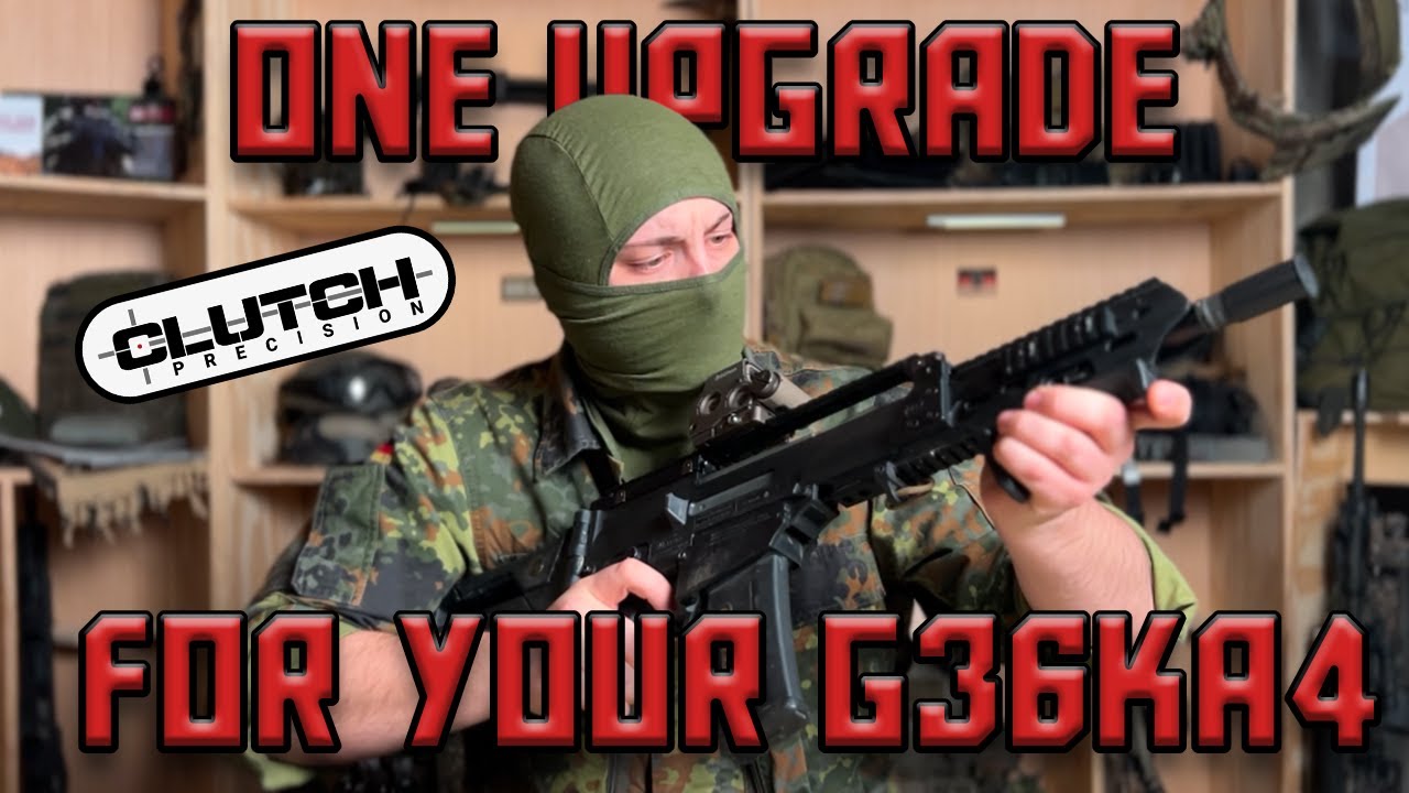 The Airsoft G36 Upgrade ALL KSK Reenactors Need || Clutch Precision G36Ka4 Top Rail