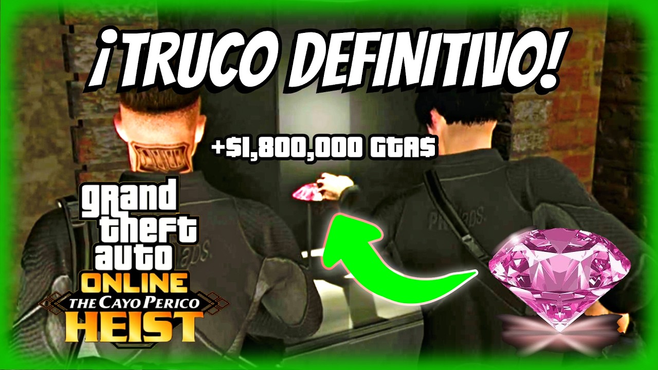 GUÍA CAYO X CAYO (SIN PRELIMINARES) COMO tener el DIAMANTE ROSA | GTA Online