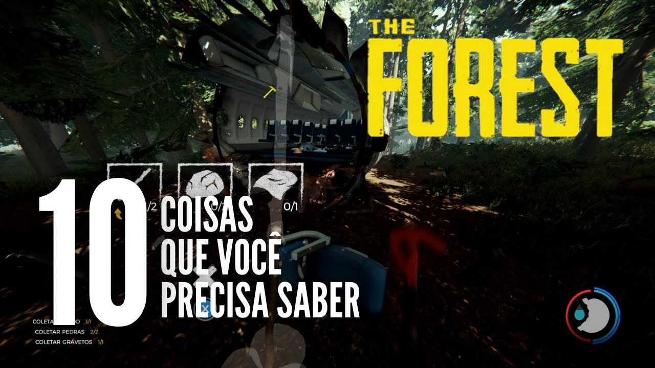 THE FOREST DICAS | 10 DICAS PARA JOGAR THE FOREST | tudo o que você precisa saber para começar bem!!