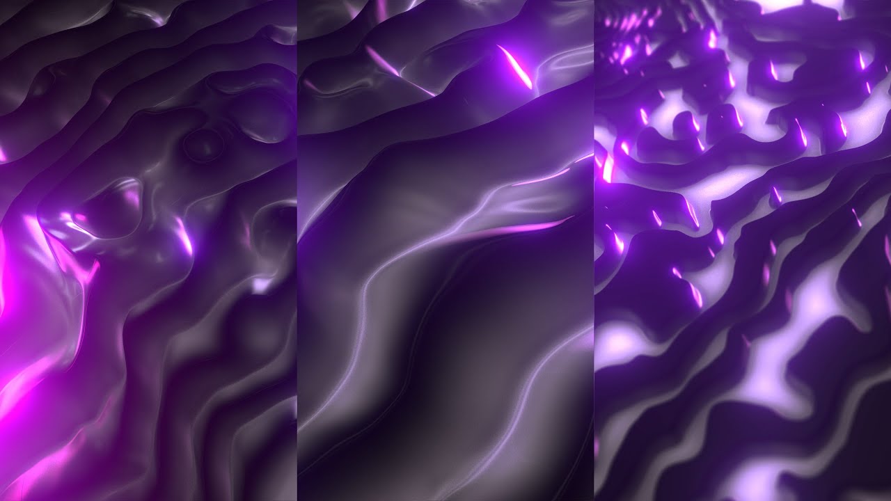 Purple Turbulent Landscapes | 4K Trapcode MIR | After Effects