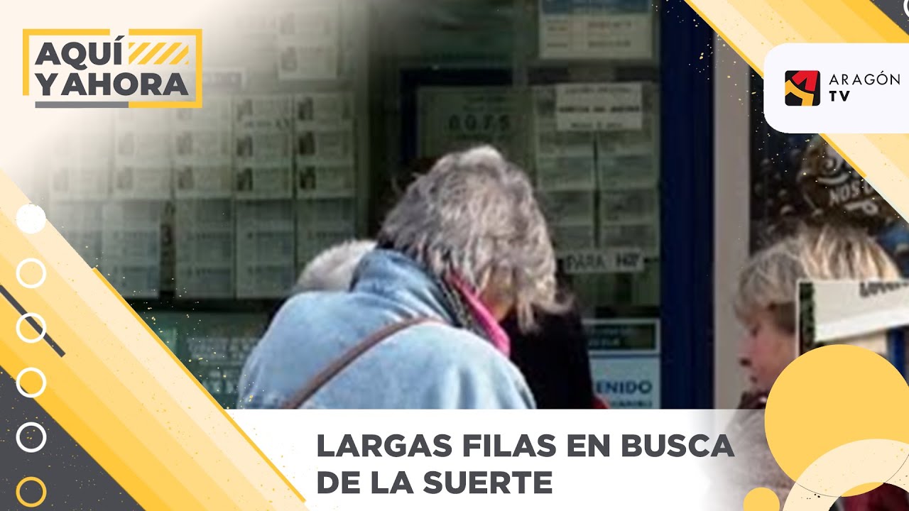 Largas filas en busca de la suerte