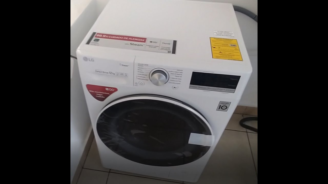 Rese&ntilde;a lavadora carga frontal LG WM12WVCAS6 12 KG