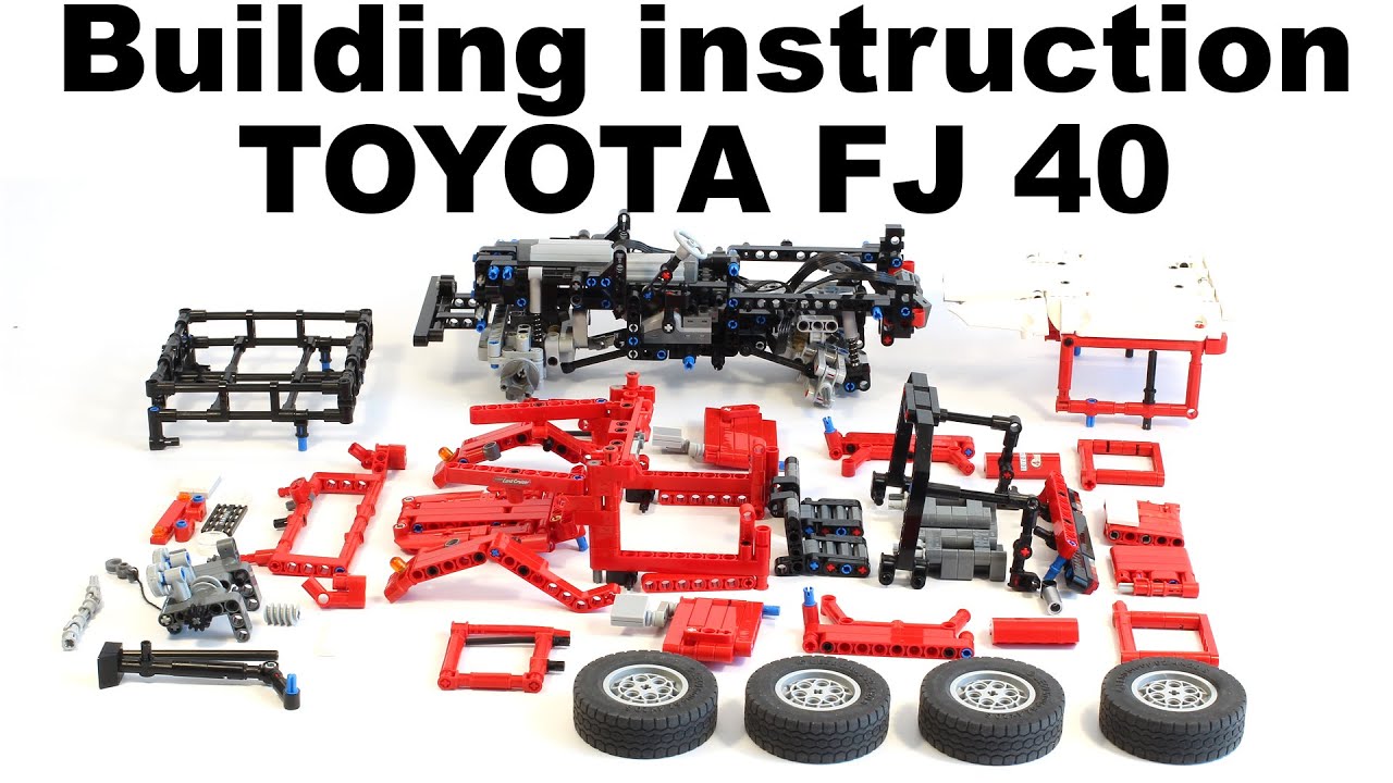Video instruction LEGO Toyota FJ 40