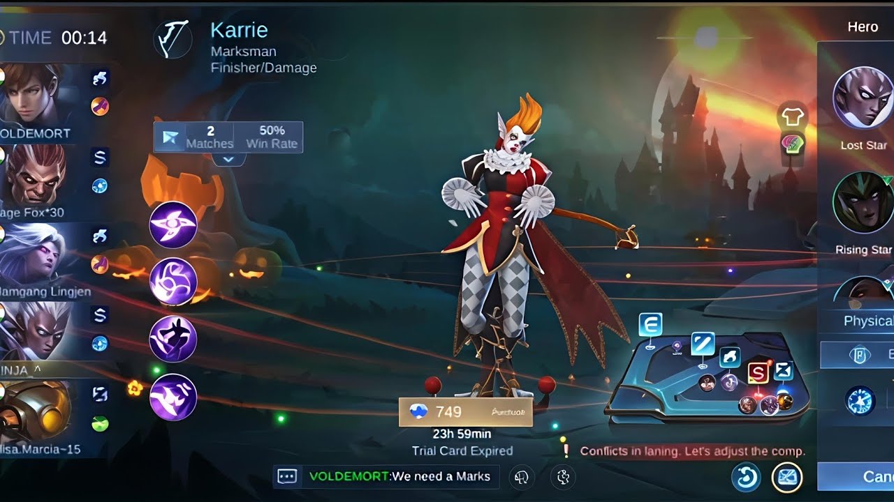 Karrie OP Damage😈|Enemy Tanks Melted|Savage Gameplay|MLBB Ranked|Moba legends #mobilelegends #mlbb 