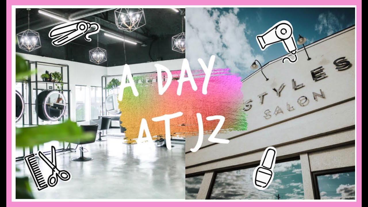A DAY AT JZ STYLES! || SALON TOUR, DAY IN THE LIFE VLOG.