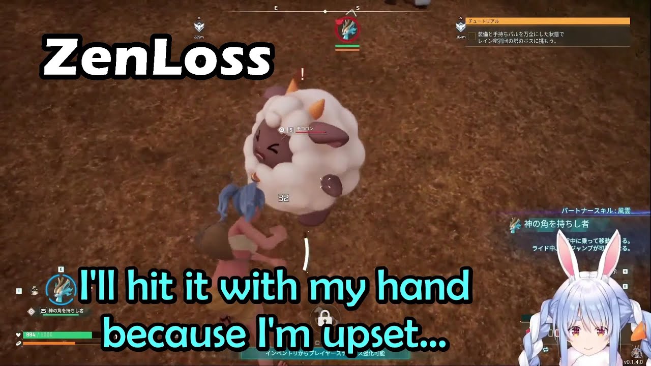 Pekora's Anger Management After She Accidentally Fall Into Magma In Palworld 【Hololive English Sub】