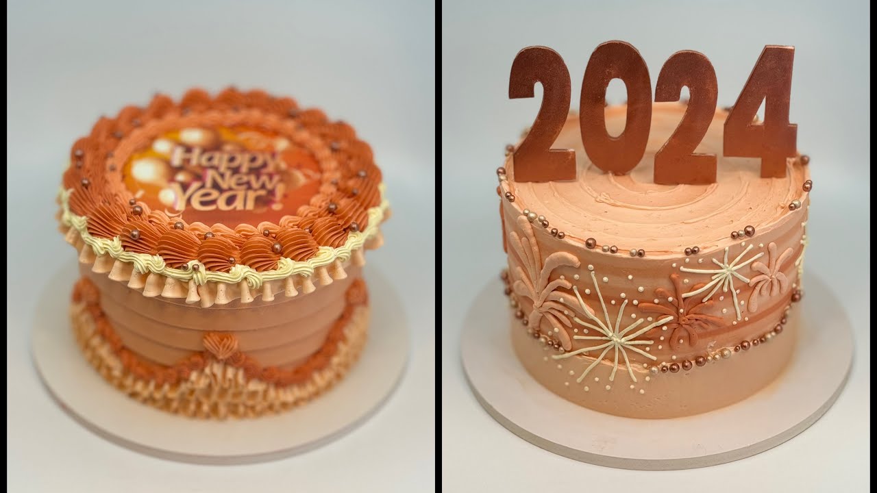 New Years Cake 2024 | Happy New Year 2024