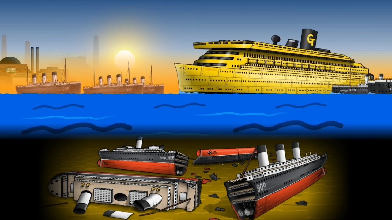 лодка GOLDENTANIC ⭐️🚢🛳 FlipaClip