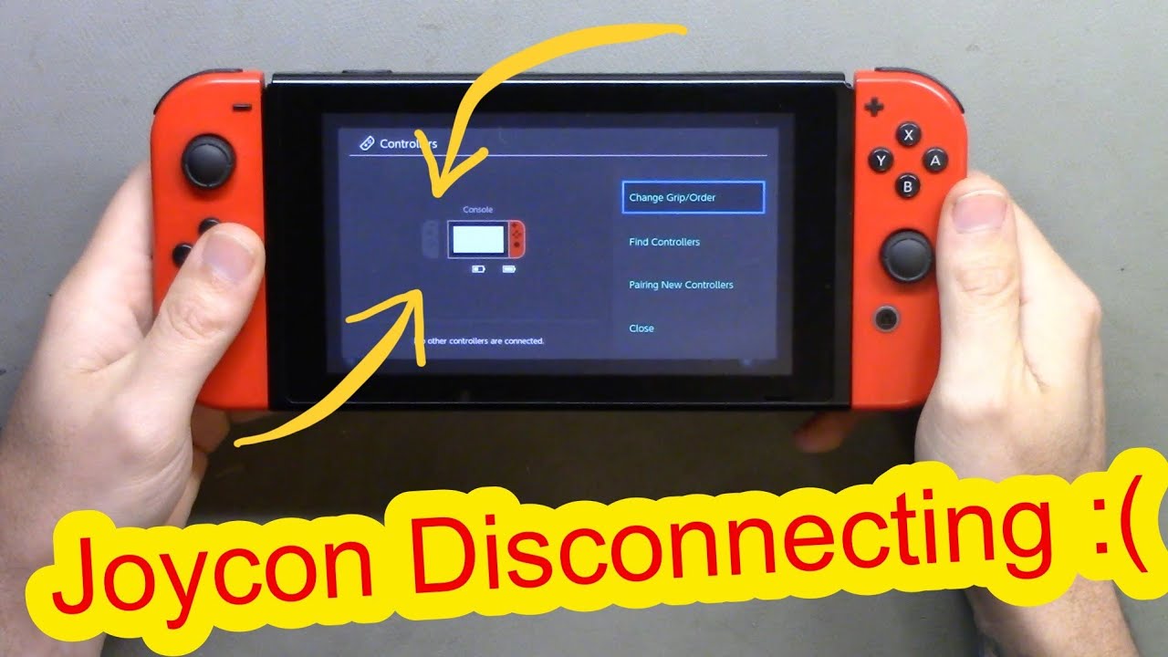 Disconnecting Joycon - Rail Replacement