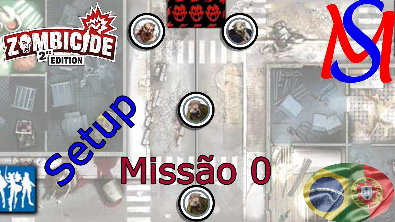 Setup Zombicide 2nd Edition - Missão 0