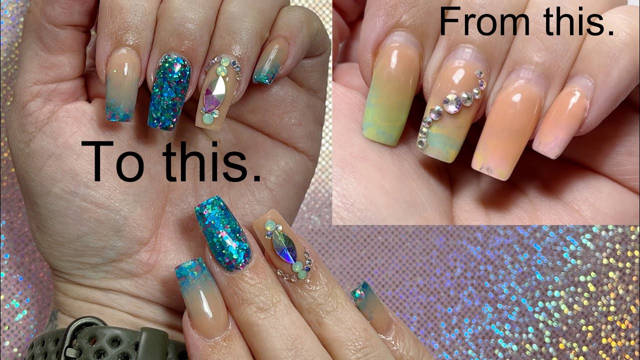 How I Redesign my own acrylic nails
