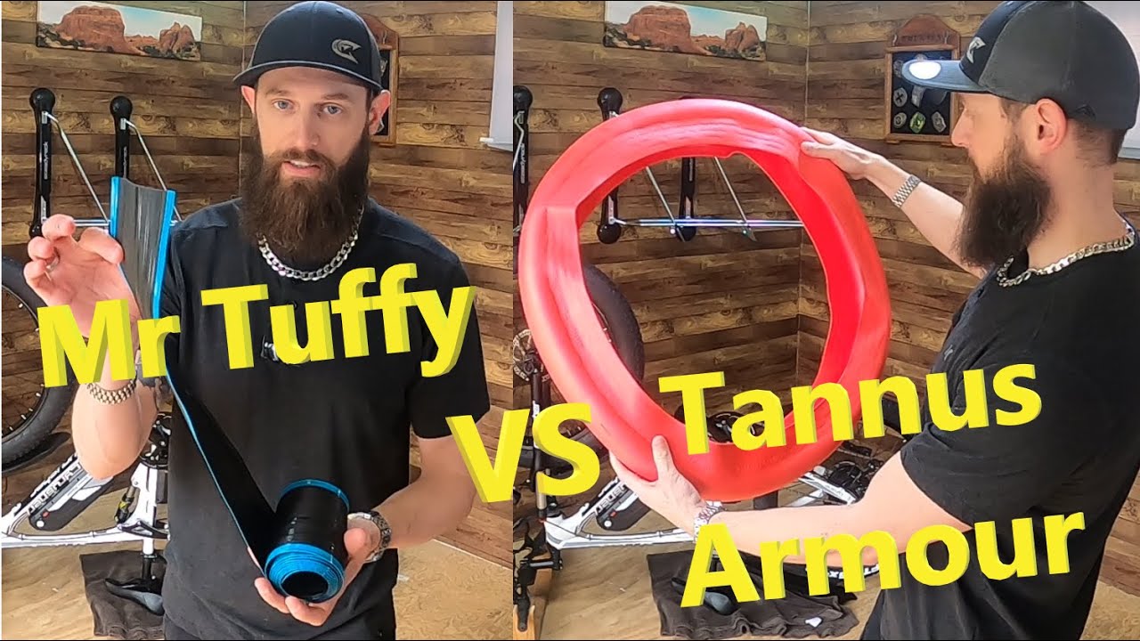 Mr Tuffy Tire Liners vs Tannus Armour Foam