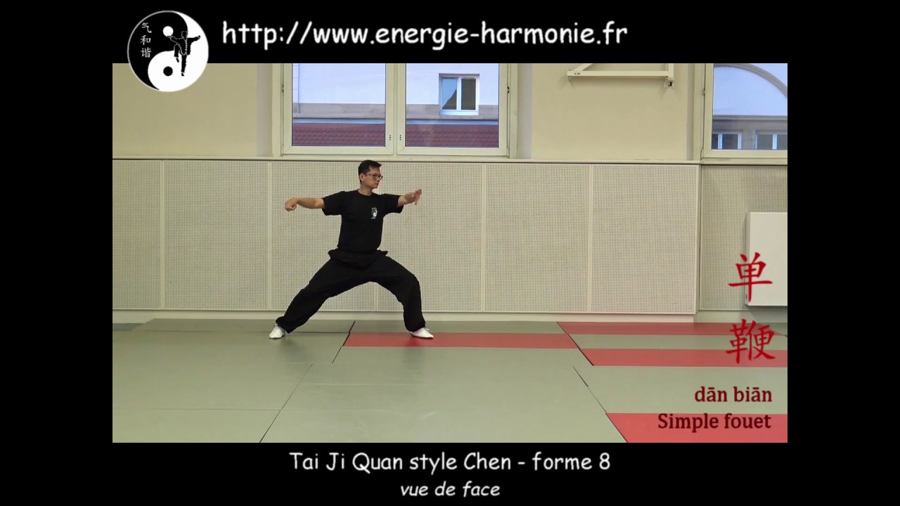 Tai Chi Chuan Forme 8 style Chen - 陈氏太极拳 8式 (vue de face)