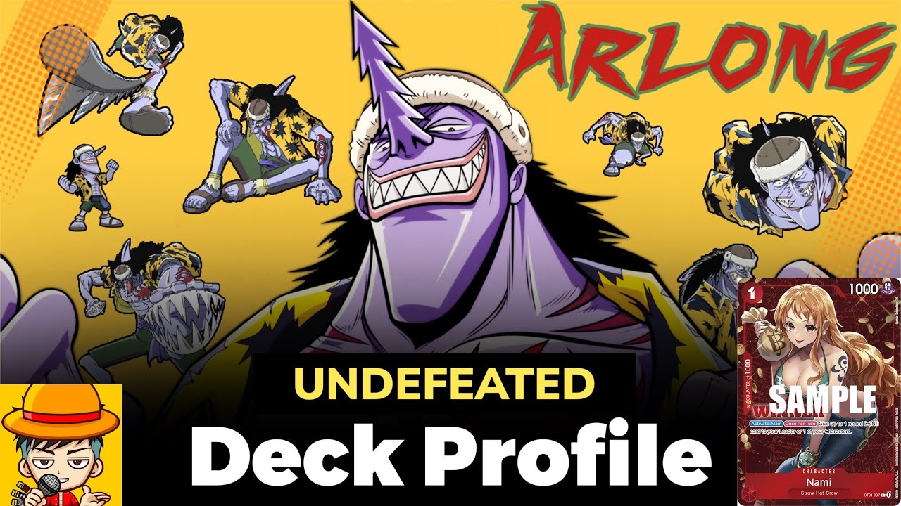 Arlong Goes UNDEFEATED! Deck Profile! One Piece TCG