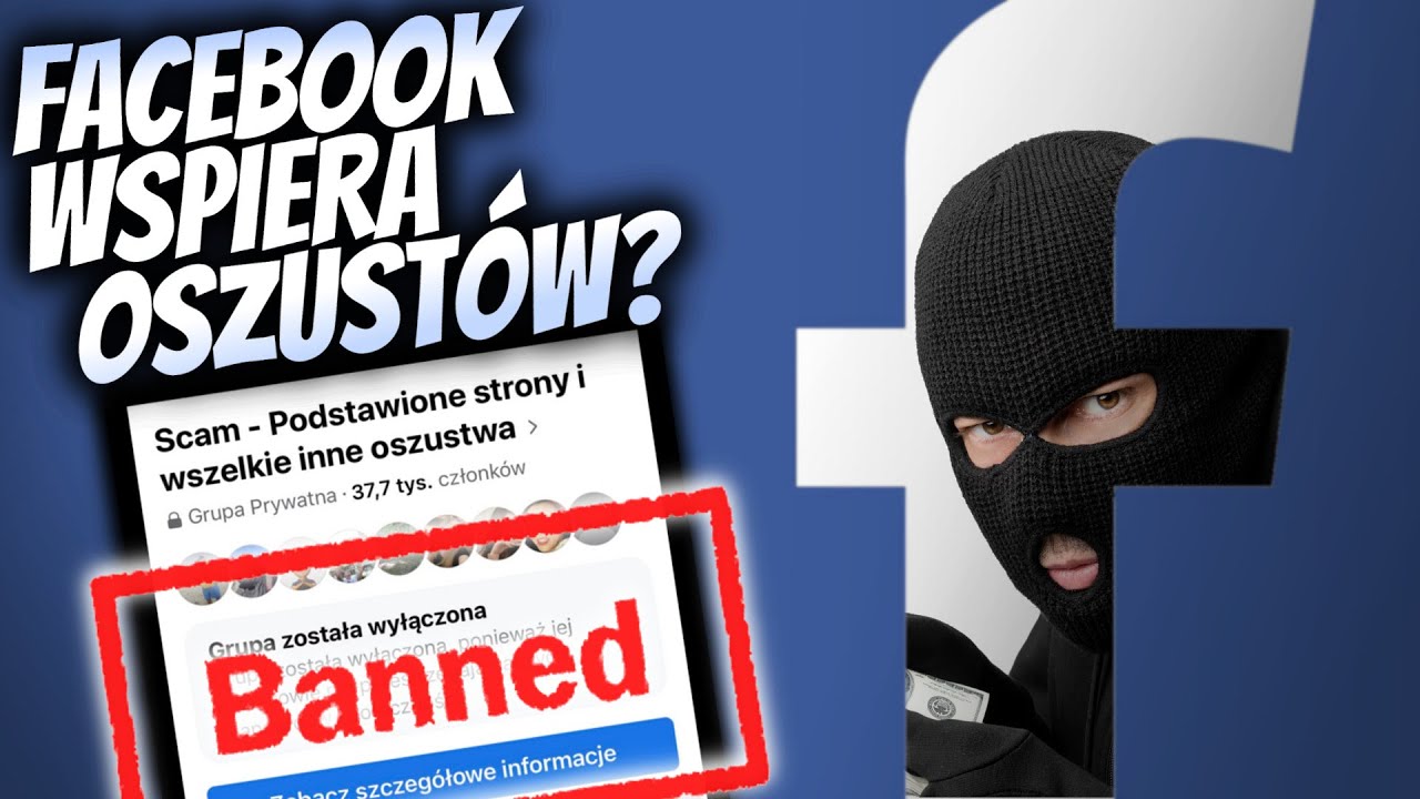 FACEBOOK WSPIERA OSZUSTÓW? - Usunęli grupę 