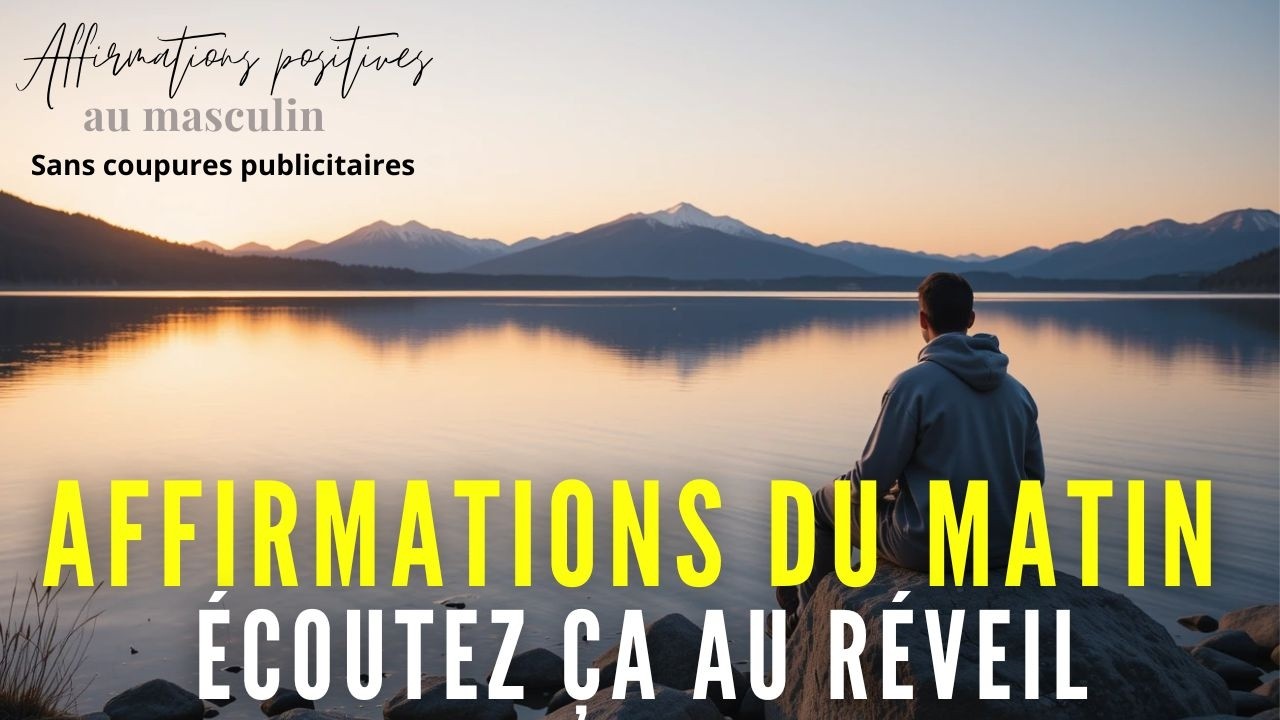 50 AFFIRMATIONS POSITIVES DU MATIN  pour une énergie positive dés le matin au masculin 😉(14 minutes)