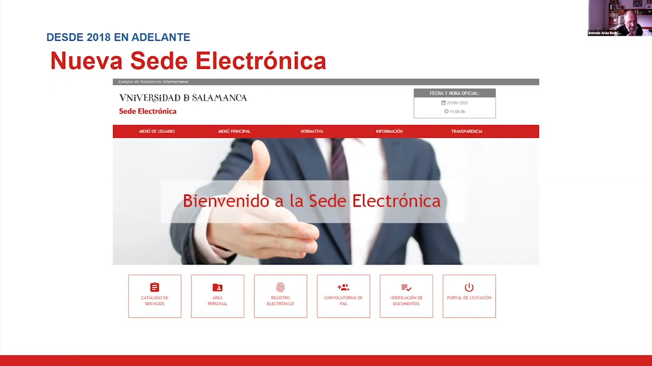 Clausura de la jornada online sobre 