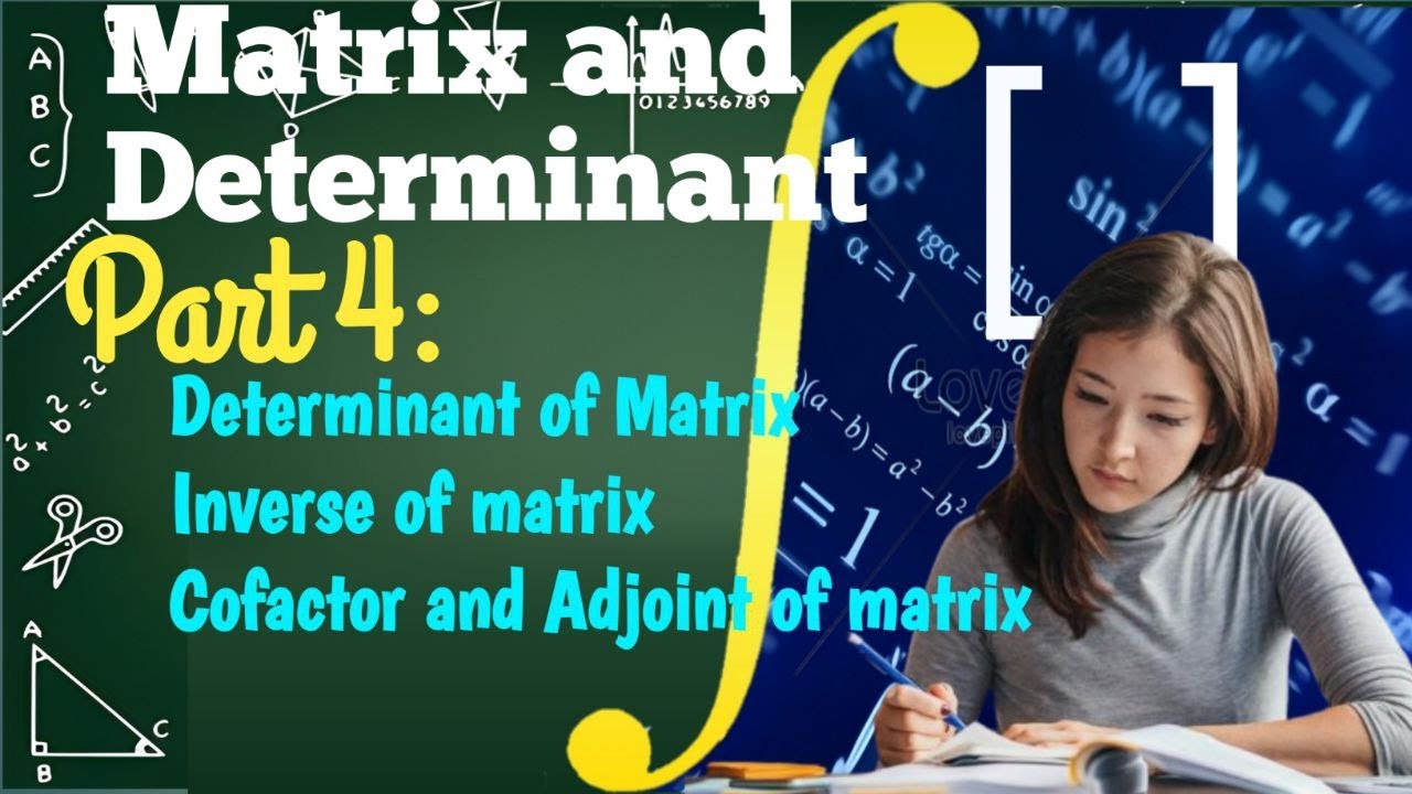 Determinant and Inverse of Matrix | Matrix & Determinant Part 4 | Freshman Mathematics