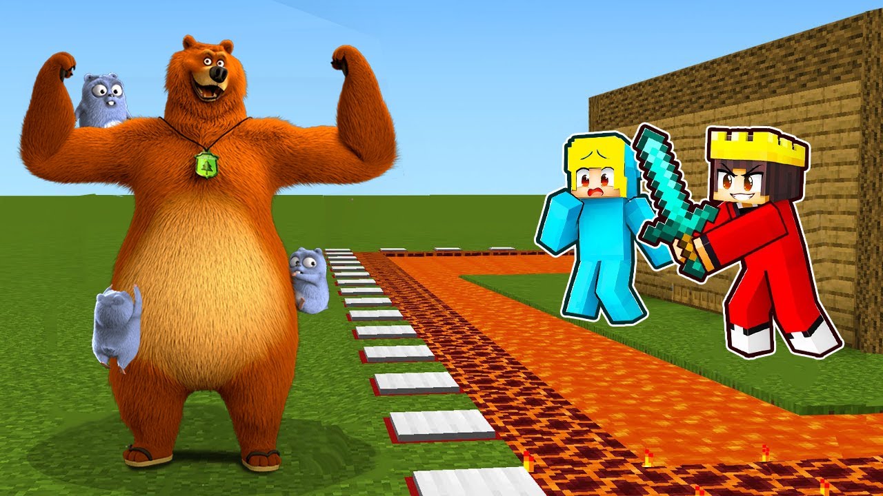 GRIZZY und die LEMMINGE VS SICHERSTES HAUS! - Minecraft