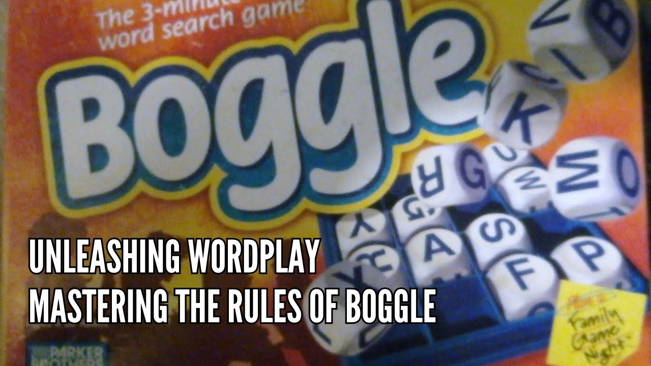 Unleashing Wordplay Mastering the Rules of Boggle