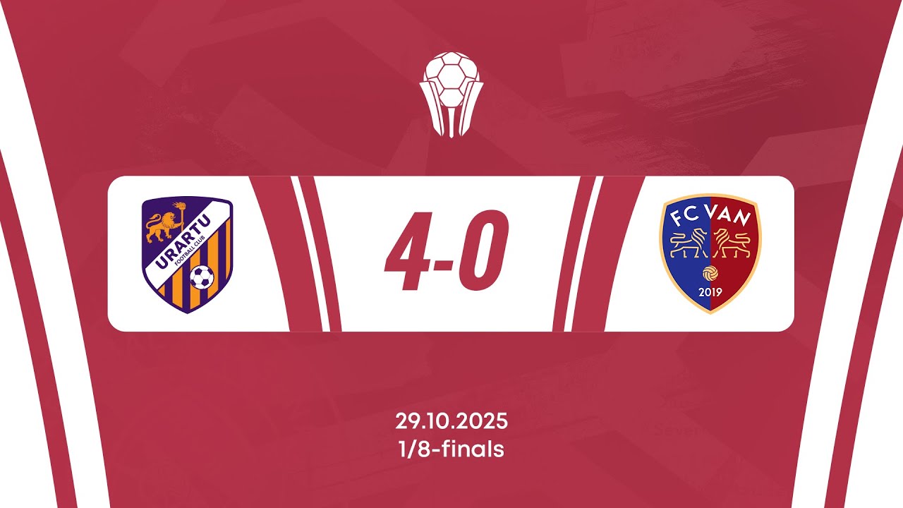 Armenian Cup, Round of 16, FC Urartu-FC Van