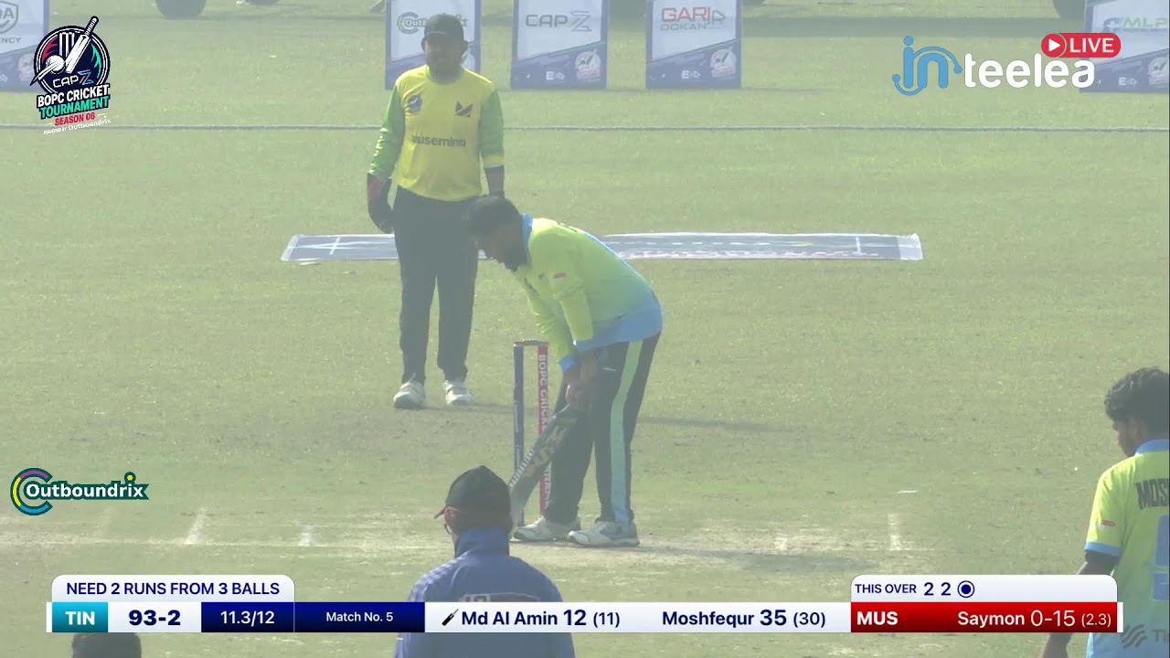 Capz BOPC Cricket Tournament Season 6 Powered By Outboundrix