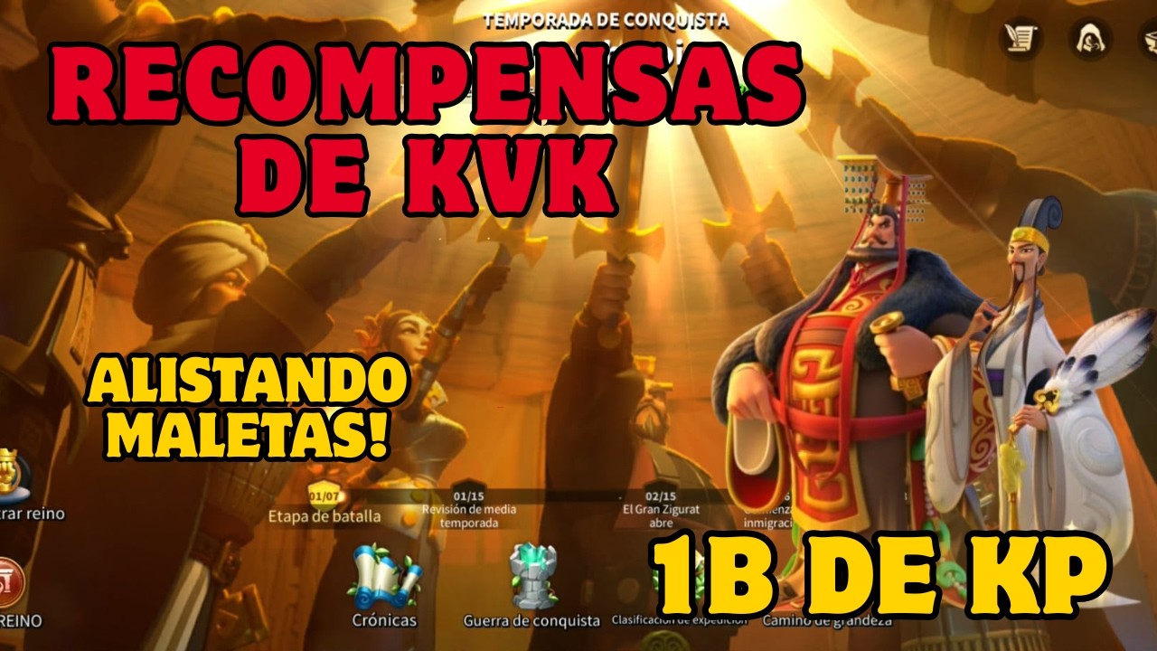 FINAL DEL KVK - RECOMPENSAS Y ALISTANDO MIGRACION #riseofkingdomsenespañol #riseofkingdoms