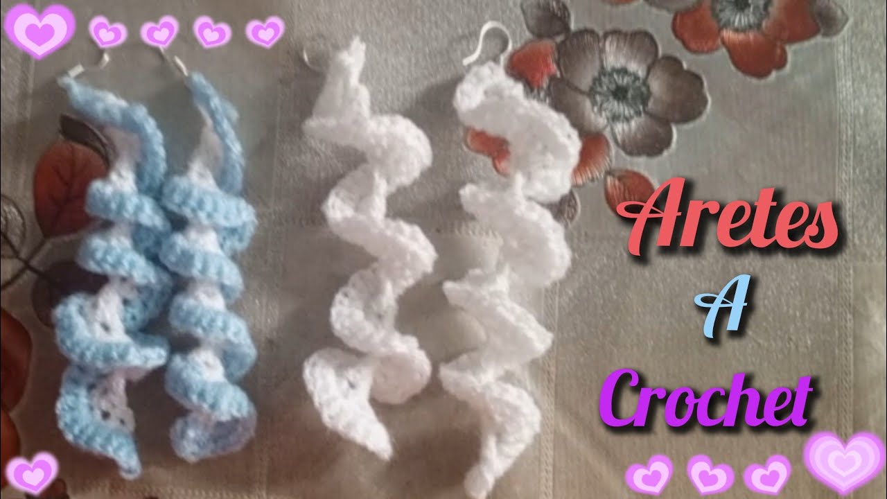 Aretes a Crochet en Espiral Paso a Paso / Fanny Artes a Crochet 