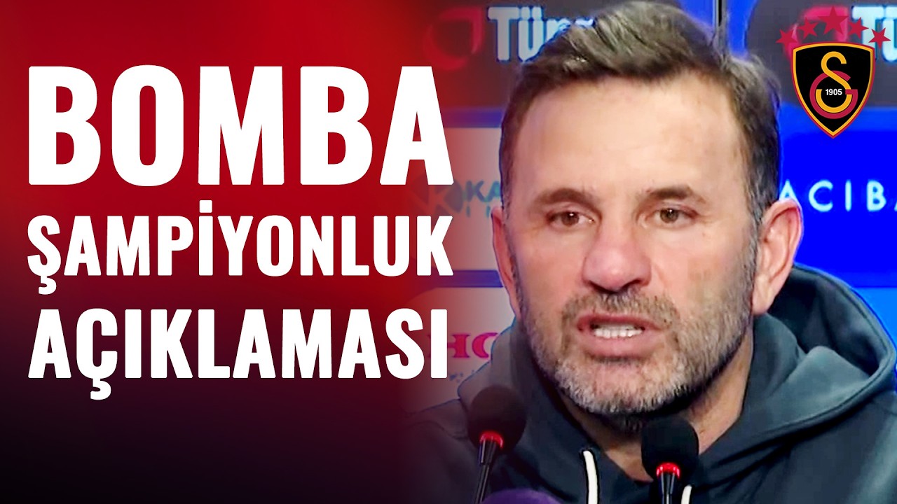 Okan Buruk'tan Derbi Sonrası Bomba ŞAMPİYONLUK Sözleri (Beşiktaş 0-1 Galatasaray)