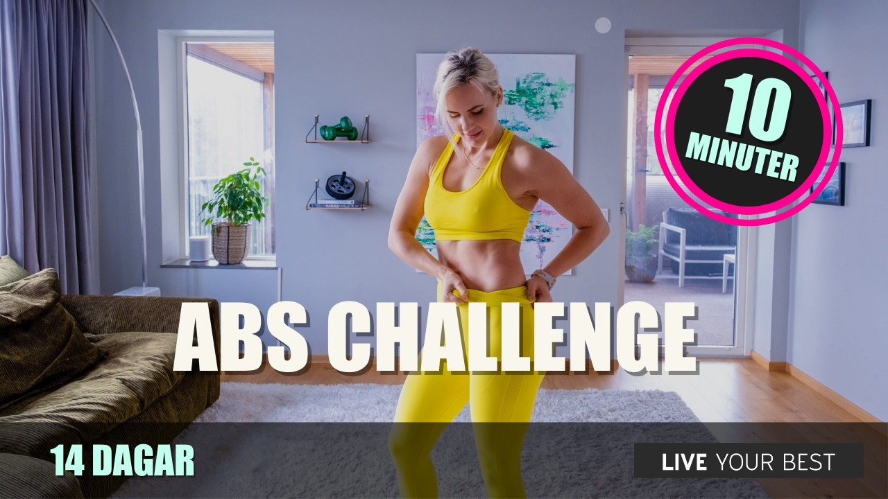 ABS CHALLENGE - Få magrutor på 2 veckor - HEMMATRÄNING