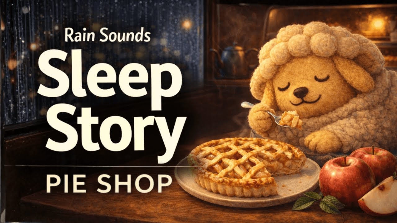 Rain Sounds in a Cozy Pie Shop | Sleep Story for Deep Sleep