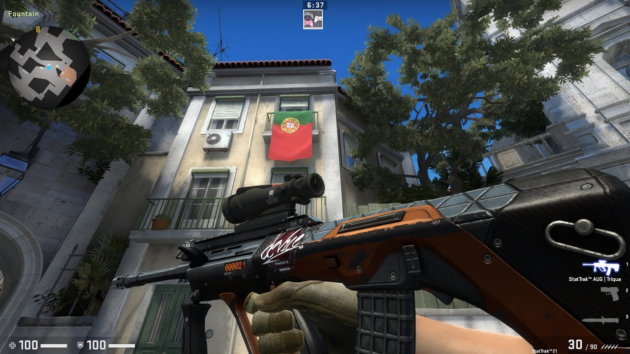 CSGO StatTrak&trade; AUG Triqua Battle Scarred
