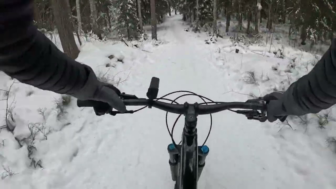 [Snow Ride] Helsinki Keskuspuisto MTB Reitti