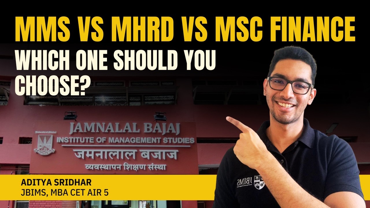 JBIMS MMS vs MHRD vs MSc Finance &ndash; Biggest Differences