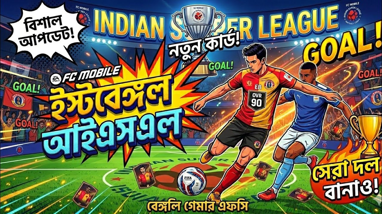 FC Mobile: ইস্টবেঙ্গল নিয়ে ISL মিশন! 🔴🟡 লাইভ গেমপ্লে ও নতুন কার্ড আপডেট