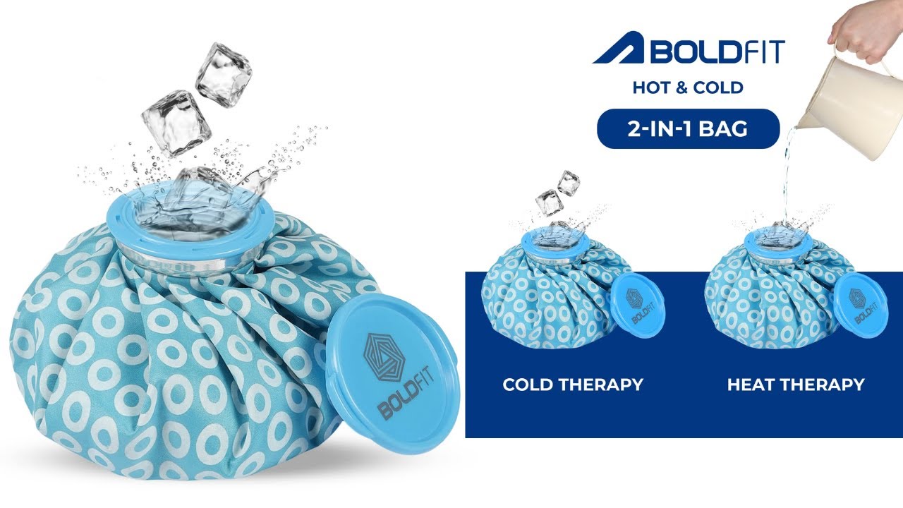 Hot Water and Ice bag for Pain Relief | Leak-free by BOLDFIT 🏋️