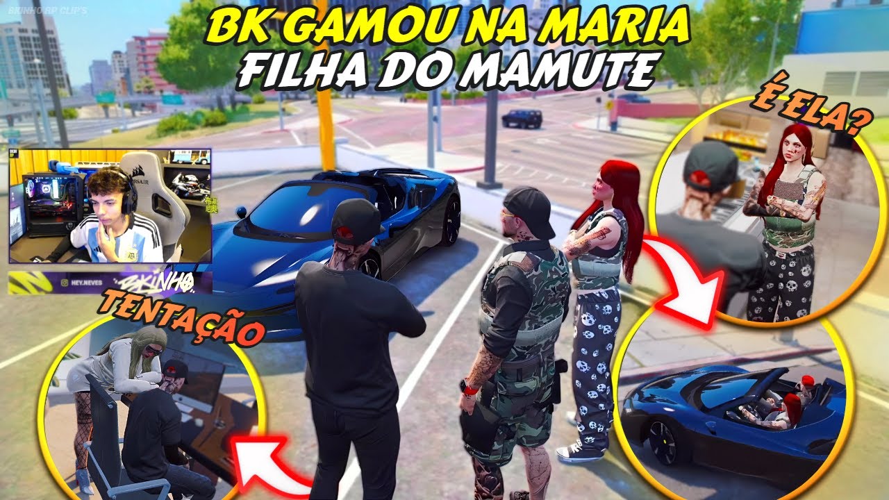FILHA DO MAMUTE BROTOU NA CONCE E O BK GAMOU | É ELA? | F FERRARI? - BKINHO RP CLIP'S