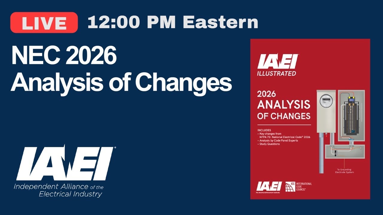 NEC 2026 Analysis of changes