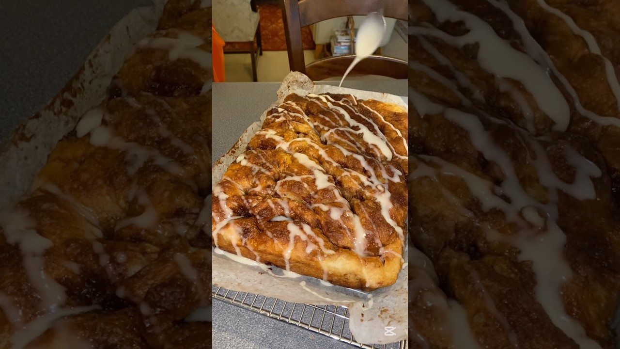 Cinnamon Roll Focaccia Recipe #focaccia #breadrecipe #cinnamonroll #dessert #food #baking #nz #fyp