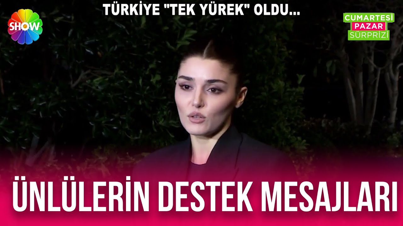 Türkiye Tek Yürek gecesinin ünlü oyuncularla röportajlar